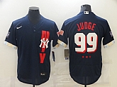 Yankees 99 Aaron Judge Navy Nike 2021 MLB All-Star Flexbase Jersey,baseball caps,new era cap wholesale,wholesale hats